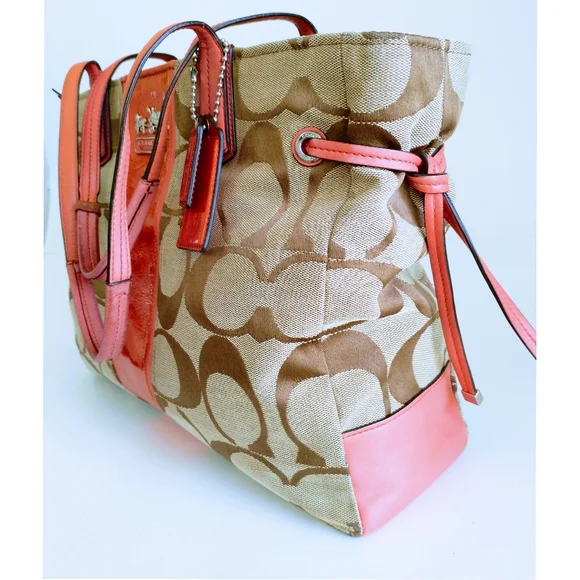 Coach Signature Women's Shoulder Bag - Picture 6 of 13